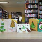Kartki świąteczne zrobione przez uczestników konkursu na świąteczna kartkę